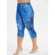 thumbnail image 2 of Tallas grandes con estampado de jean de mariposa 3D Rosegal  Tankinis, 2 of 5