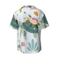 thumbnail image 4 of Goofa Turtle and Sea Life Printed Men's Casual Short-sleeved Shirt,Lightweight Breathable Button-down,Summer Casual men's top,Versatile Fashion shirt-Medium, 4 of 7