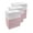 Pink, variant on Clean Cubes 13-Gallon Pop-Up Trash Bins, 3-Pack, White – Disposable, Collapsible, with Fitted Trash Bags