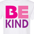 thumbnail image 4 of Inktastic Be Kind Logo in Pink and Purple T-Shirt, 4 of 5