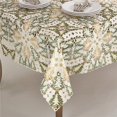 thumbnail image 1 of Saro Lifestyle QX296.W84S Panettone Collection Holiday Christmas Tree Cutwork Tablecloth, White, 1 of 1