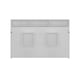 thumbnail image 2 of Cama Abatible Horizontal Individual con Repisas (Blanco), 2 of 7