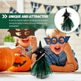 thumbnail image 5 of 2pcs Witch Doll Plush Dolls Decoration Toys Desktop Decorative Doll Ornaments for Desktop Fireplace Decor Black + Green), 5 of 7