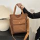 thumbnail image 2 of Bolso de hombro de pana para mujer, bolsos de compras vintage, bolsos con cremallera, 2 of 4
