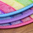 thumbnail image 2 of Almohadillas para asiento de inodoro con flecos morados, lavables, para baño, suaves, más gruesas, más cálidas, de tela lavable, almohadillas para asiento de inodoro con cremallera, almohadillas para, 2 of 4
