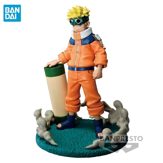 Bandai-figuras de acción de Naruto Shippuden, modelo de juguete de PVC, Saga Memorable, Uzumaki, Naruto, BANPRESTO, regalo Original Fivean Figuras de anime