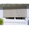 Taupe Roll-Up Exterior Window Shades 8' x 6'