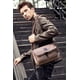 thumbnail image 2 of (Marrón) Bolso bandolera de lona Bolsos de hombro unisex Bolso mensajero para iPad de 7,9 pulgadas Maletín para hombres/mujeres Bolso de gimnasio Bolso escolar para el trabajo, 2 of 5
