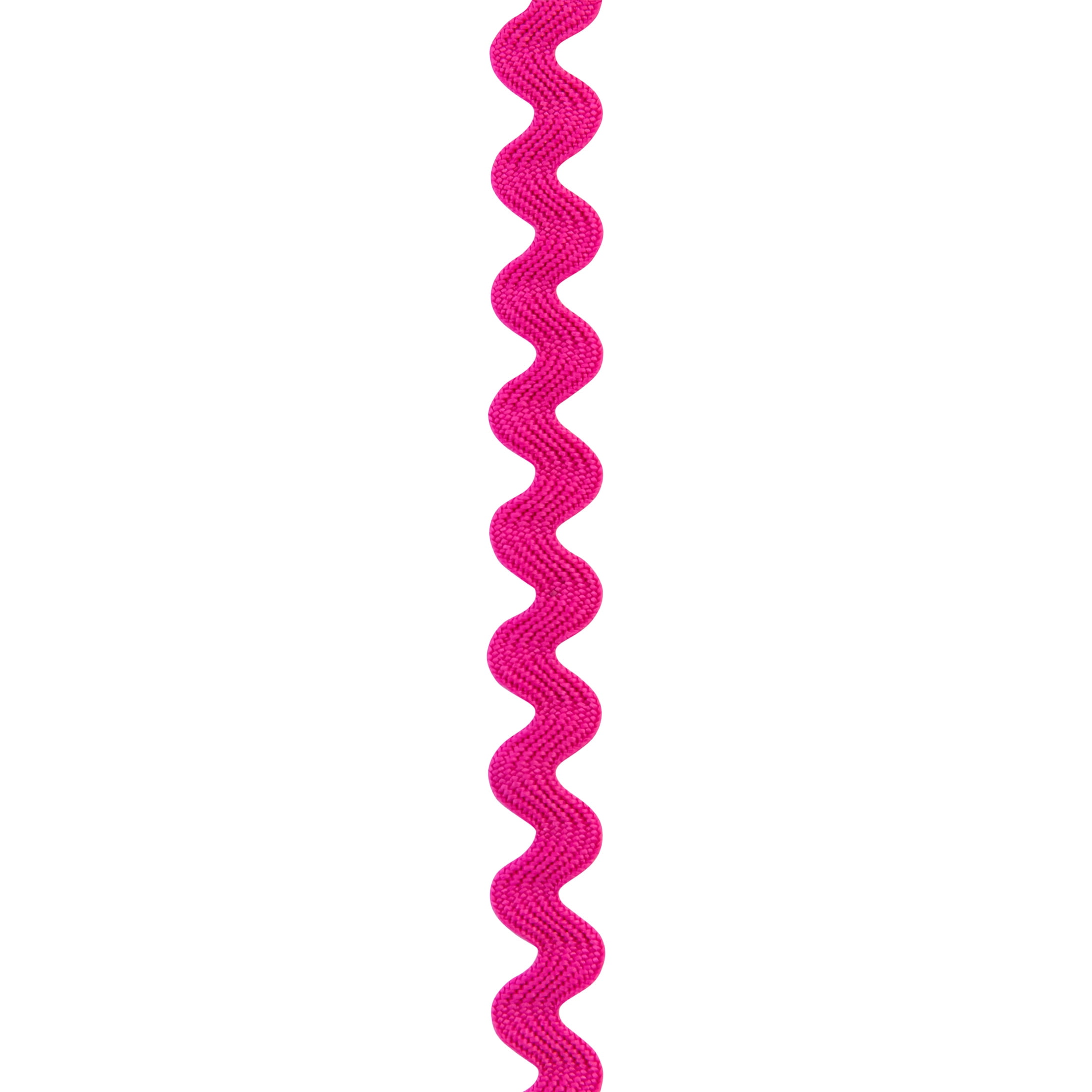 Wrights 1/2" Bright Pink Medium Rick Rack, 2.5 yd Sewing Trim