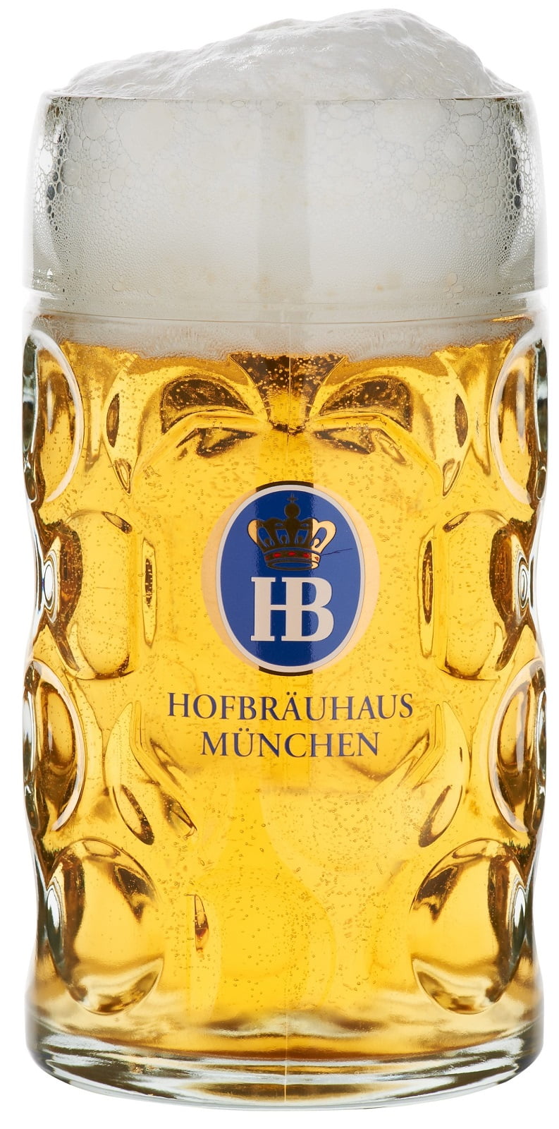 Details about   Hofbrauhaus Munich Munchen German Glass Dimple Beer Mug 