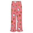 thumbnail image 4 of Hello Kitty Women Pajama Pants Comfy Pj Bottoms Soft Printed Lounge Pant with Pockets, 4 of 7