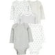 thumbnail image 1 of Body de manga larga unisex Simple Joys by Carter's, paquete de 5, 1 of 2