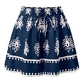 thumbnail image 3 of MKLEKYY Pantalones Cortos Estampados Suaves Estilo Vacaciones Para Mujer, 3 of 4