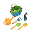 thumbnail image 4 of Juego de herramientas de jardinería para niños con bolsa de mano, Estilo B, para pequeños entusiastas, 4 of 8