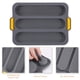 thumbnail image 4 of Molde de pan de baguette molde de pan de onda de silicona molde antiadherente para hornear pan herramienta de cocina 3 unids/set tholdsy HA003915-00, 4 of 7