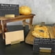 thumbnail image 2 of Antique Brass Table Card Holders Set of 10 Wide Size Memo Price Tag Stands, 2 of 5