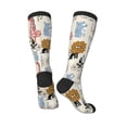 thumbnail image 4 of Balery Hand Drawn Animals Fun Novelty Socks Men'S Women'S Crew Socks Funny Crazy Novelty Socks Quirky And Cool Socks, 4 of 9