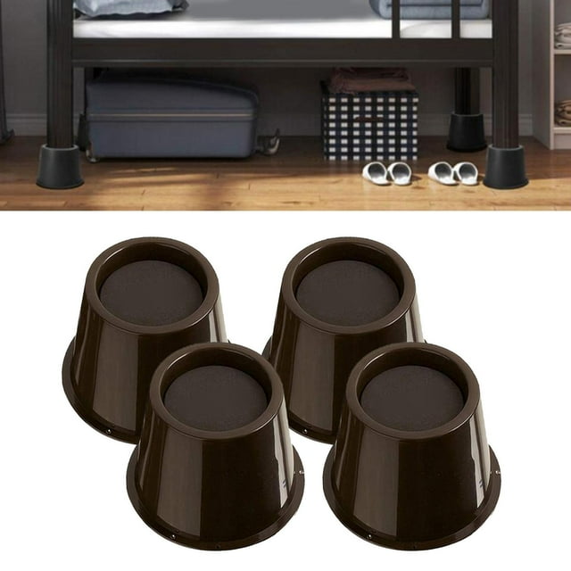 Elevadores de mueble Elevadores de , Elevadores de sofá/silla, Almohadilla EVA antideslizante, Patas de muebles de plástico resistente de Elevador de 3 pulgadas Yotijar Elevadores de cama
