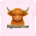 thumbnail image 4 of Inktastic Highland Cow Boys or Girls Toddler T-Shirt, 4 of 5