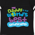 thumbnail image 4 of Inktastic My Daddy is the World’s Best Landscaper Boys or Girls Toddler T-Shirt, 4 of 5