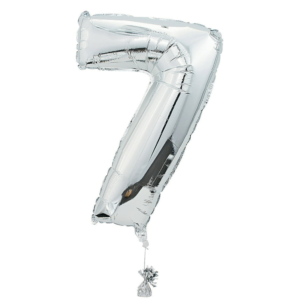 7 Shaped Mylar Balloon