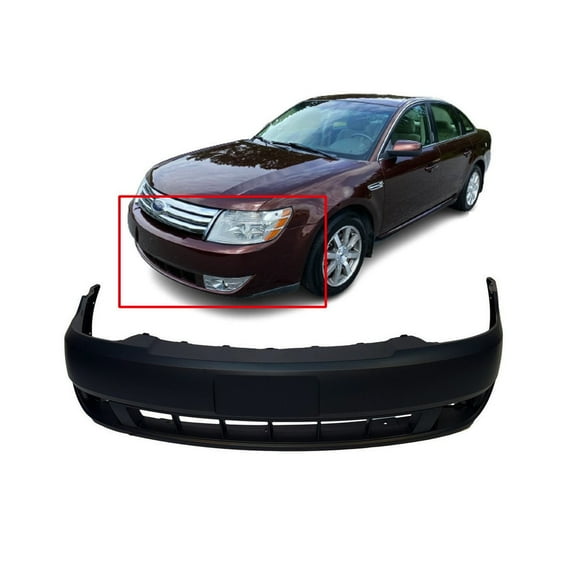 DCP Front Bumper Cover For 2008-2009 Ford Taurus W/Fog Holes Primed FO1000620