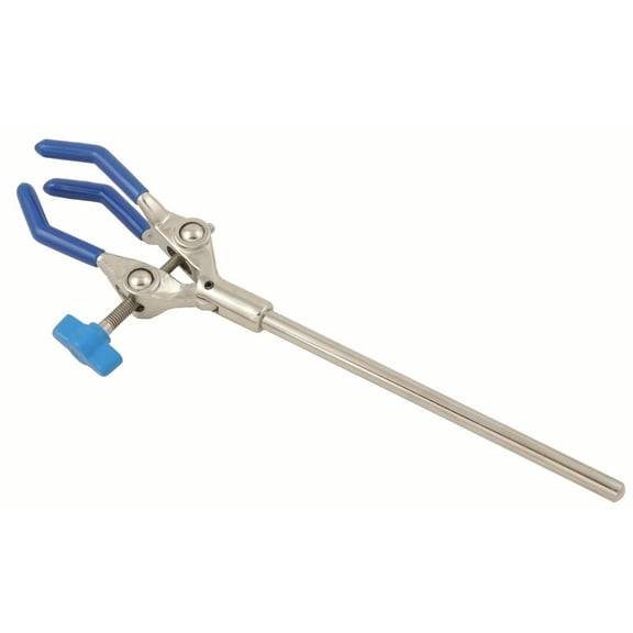 3 Prong Clamp - PVC Coated Diecast Jaw - 3.5" (90mm) Jaw Capacity - Eisco Labs