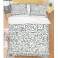 thumbnail image 1 of 3D Cartoon Illustration Doodle Quilt Cover Set Bedding Set Duvet Cover, 1 of 3