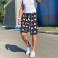 thumbnail image 6 of Rateoe Turtle Print Men's Lounge Shorts – Soft & Breathable Pajama Bottoms with Pockets, Elastic Waistband, Lightweight Sleepwear for Nightwear & Loungewear-Medium, 6 of 6