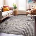 thumbnail image 6 of World Rug Gallery Contemporary Arch Knot Design Area Rug - BROWN 5' X 7', 6 of 8