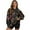 Black-Butterfly, variant on HELLHERO Ladybug Flower Print Pullover Tops for Women Soft Loose Crewneck Sweater Casual Long Sleeve Sweatshirt Fall Travel Tops Size XL