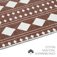 thumbnail image 4 of 2 x 3 Foot Heavy Duty Low Pile Area Rug - Ultra-Thin Non Slip Area Rug - Washable Cotton Indoor Rug for Front Door Foyer Rug for Entryway, 4 of 7