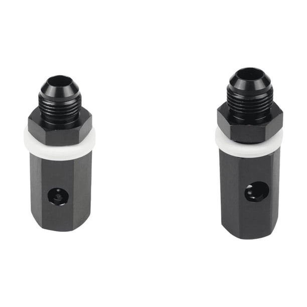 Adaptador Montaje Montado en Tanque Aluminio Válvula Antivuelco Pila 8AN Color
