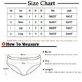 thumbnail image 3 of Mrat Womens Boy Shorts Underwear Cotton Women's Cotton Satin Panties Mid Waist Wavy Cotton Crotch Briefs Shaping Underwear for Women S-93 Beige S, 3 of 6