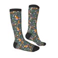 thumbnail image 3 of Fotbe Wolf Fox In Flower Forest print Women's Men's Novelty Crew Socks Cotton Socks Knee High Socks for Walking,Running,Nurses,Pregnancy, 3 of 8