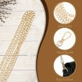 thumbnail image 3 of Justharion Crossbody Bag Metal Chain Bag S Look With Exquisite Chain Easy To Install Purse Chain Straps Light Gold, 3 of 6
