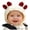 ZC-Red, variant on Wxirdiow Infant Sun Hats for Baby Girls Baby Girls Boys Lace Cotton Bonnet Toddlers Newborn Infant Soft Double Layer Sun Protection Hat with Chin Strap Purple Size,3-18 Months