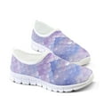 thumbnail image 6 of Psesaysky Mermaid Scales Printed Casual Shoes Women Lightweight Breathable Walking Sneakers Suitable for Everyday Wear Indoor Outdoor Slip on, 6 of 7