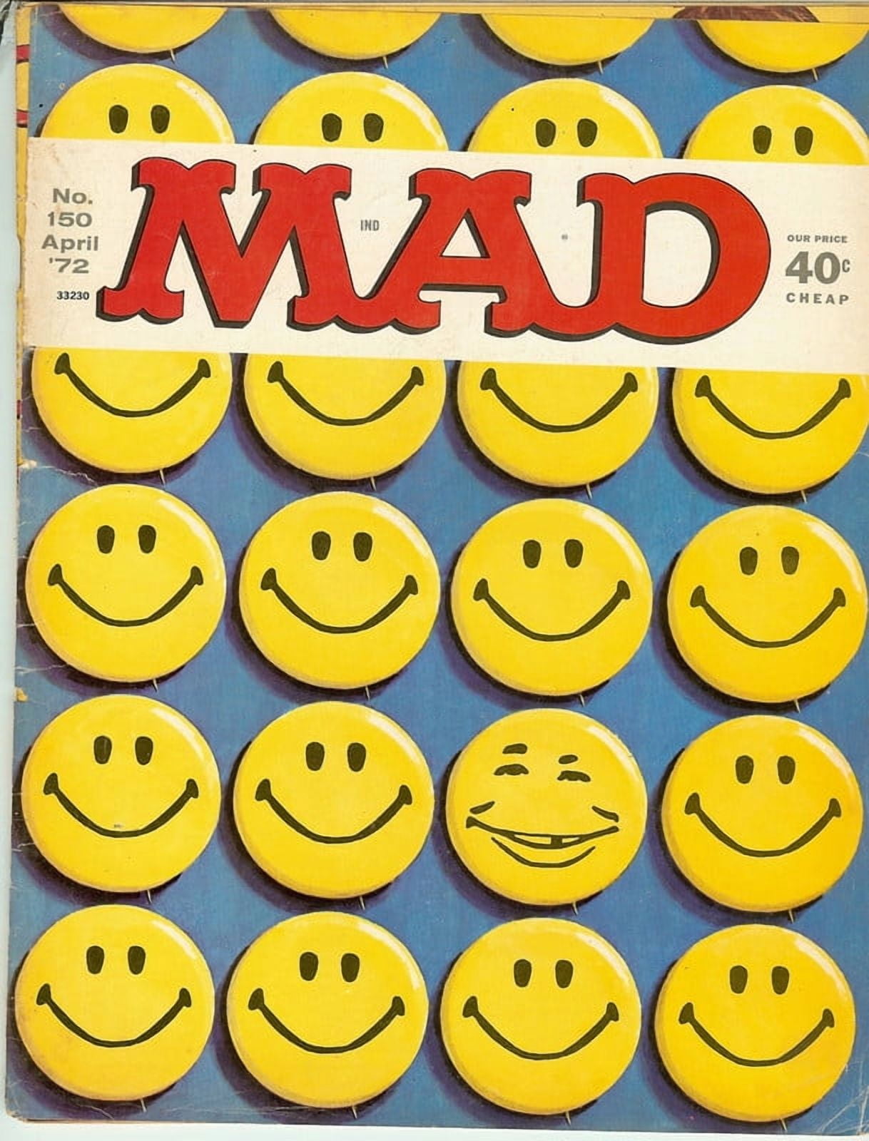 MAD Magazine Vintage Collectible #150 April 1972