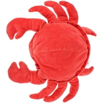 FRCOLOR Interactive Hand Puppet Story Telling Hand Puppet Stuffed Crab Puppet Cute Animal Stuffed Toy