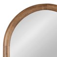 thumbnail image 3 of Kate and Laurel Dessa Transitional Arched Wooden Wall Mirror, 24 x 36, Natural Rustic, Modern Arch Bathroom Vanity Mirror with Chunky Rounded Profile and Solid Poplar Wood Frame, 3 of 8