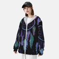 thumbnail image 3 of Balery Dreamcatcher With Colorful Feathers Sudadera ligera de manga larga con capucha y protección solar UPF 50+ para hombre y mujer, ideal para pesca y running-Medium, 3 of 7