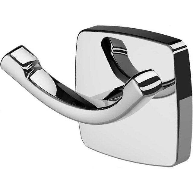 Chrome Bathroom Wall Hook, Brushed Stainless Steel, Towel Rack Clothes Hook