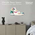thumbnail image 2 of Notoriart Playing the Game Sneaker Acrylic Wall Art Die-Cut, 19" x 10.5", Urban Modern Street Style Decor, Easy-to-Hang, 2 of 7