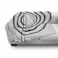 thumbnail image 3 of Spires Soft Flannel Fleece Blanket, Abstract Design Monochrome Spiral Whorl Element Dimensional Aesthetic Curve Concept, Cozy Plush for Indoor and Outdoor Use, 50" x 60", Black White, by Ambesonne, 3 of 6