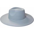 thumbnail image 3 of VERVE 8 Wide Brim Vegan Felt Rancher Hat - Women, Men, and Kids Fedora Style with Adjustable Inner Drawstring, 3 of 8