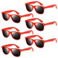 thumbnail image 1 of Gafas de Sol NEBURORA Neon Rojo Retro Colorido para Fiesta x12 Adultos, 1 of 7