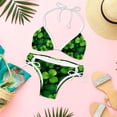 thumbnail image 6 of Saint Patrick's Day Swimsuit Women Bikini Set with Detachable Sponge & Adjustable Strap, Two-Pack Ideal for Beach & Pool Parties, 6 of 6