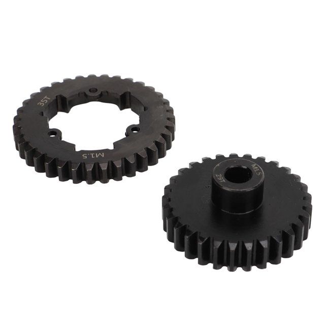 RC 35T Engranaje recto Acero resistente al desgaste Mano de obra fina M1.5 RC Engranaje recto Juego de piñón para TRAXXAS 1/5 6S 29T