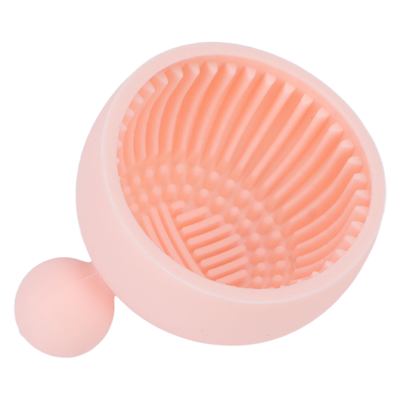 Crtynell Makeup Brush Scrubber,Makeup Brush Bowl Mat Home Portable Flexible Silicone Cosmetic Brush Cleaner Scrubber,Silicone Makeup Brush Cleaner